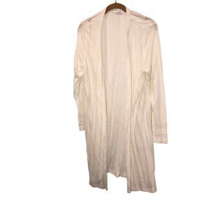 Charter Club NEW made w/100% recycled material hemstich Duster Cardigan M